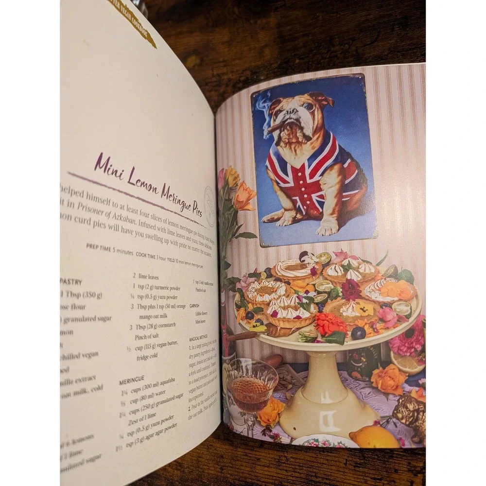 Unofficial Harry Potter Vegan Cookbook NEW Hardcover Plant Based Recipes gift
